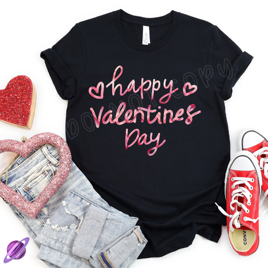 PINK CHEVRON - VALENTINE RUN 2-UNISEX TEE