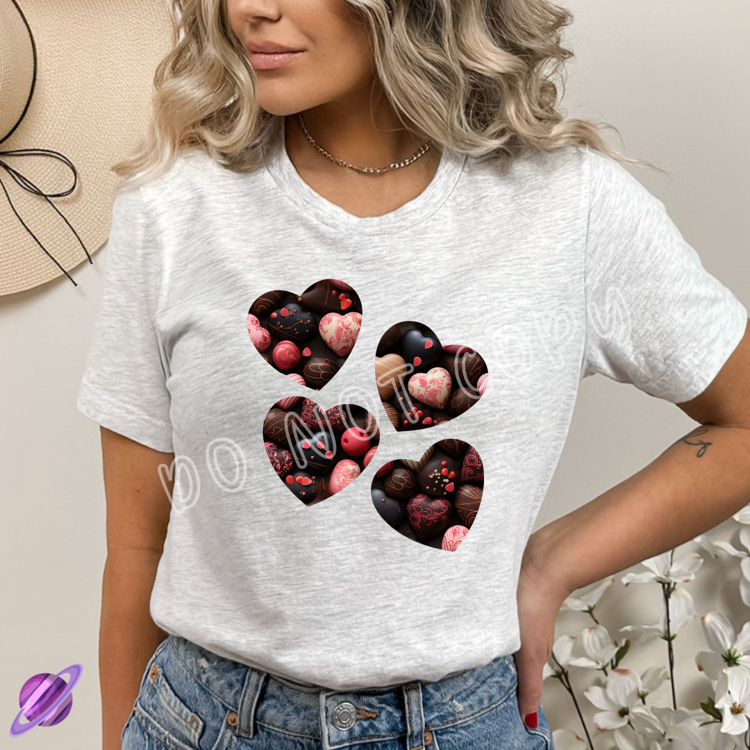 VDAY CHOCOLATE - VALENTINE RUN 2-UNISEX TEE