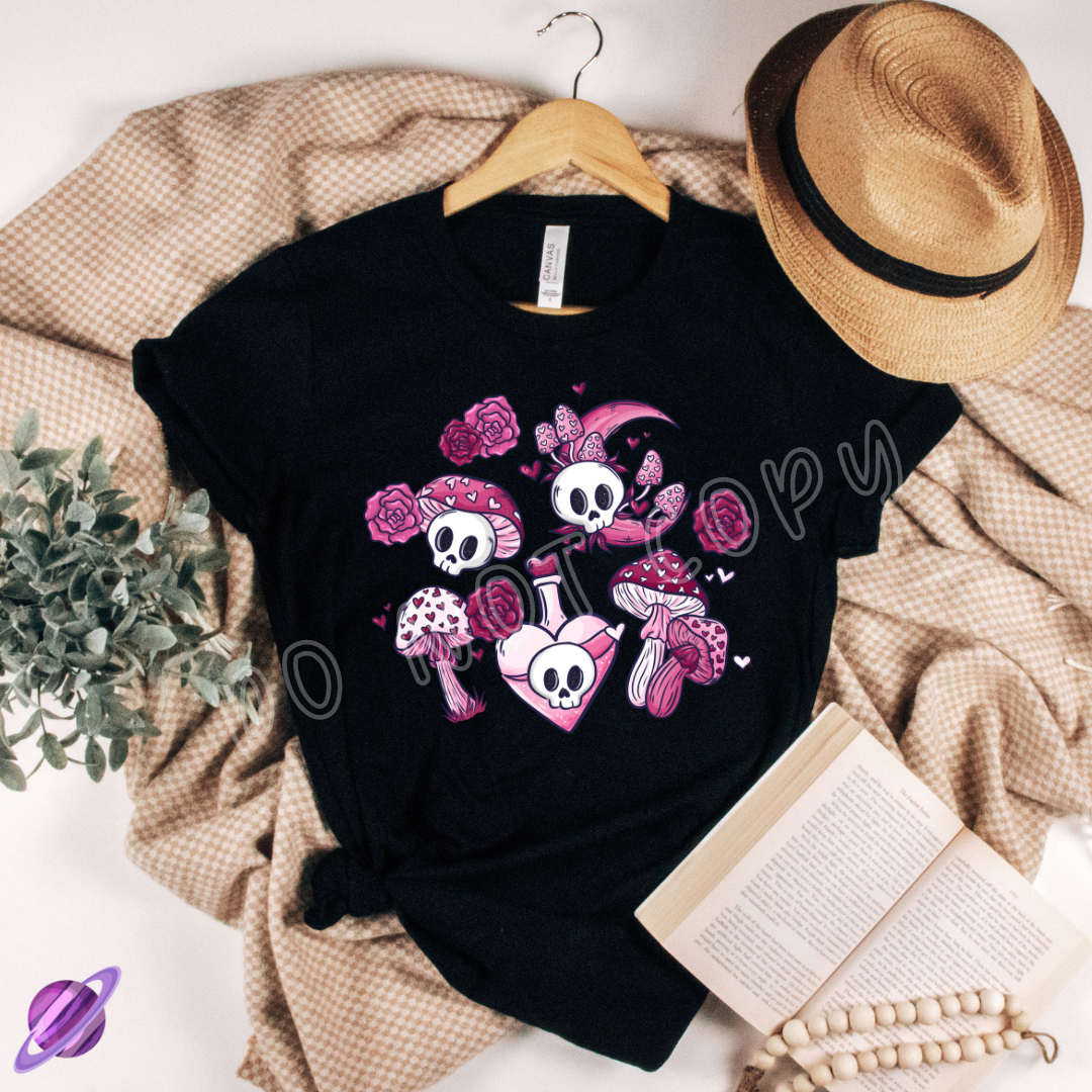 VDAY MUSHROOMS - VALENTINE RUN 2-UNISEX TEE