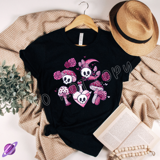 VDAY MUSHROOMS - VALENTINE RUN 2-UNISEX TEE