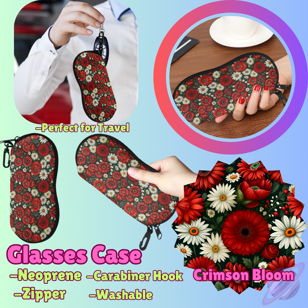 SUNGLASSES CASE RUN-CRIMSON BLOOM-PREORDER CLOSING 8/8