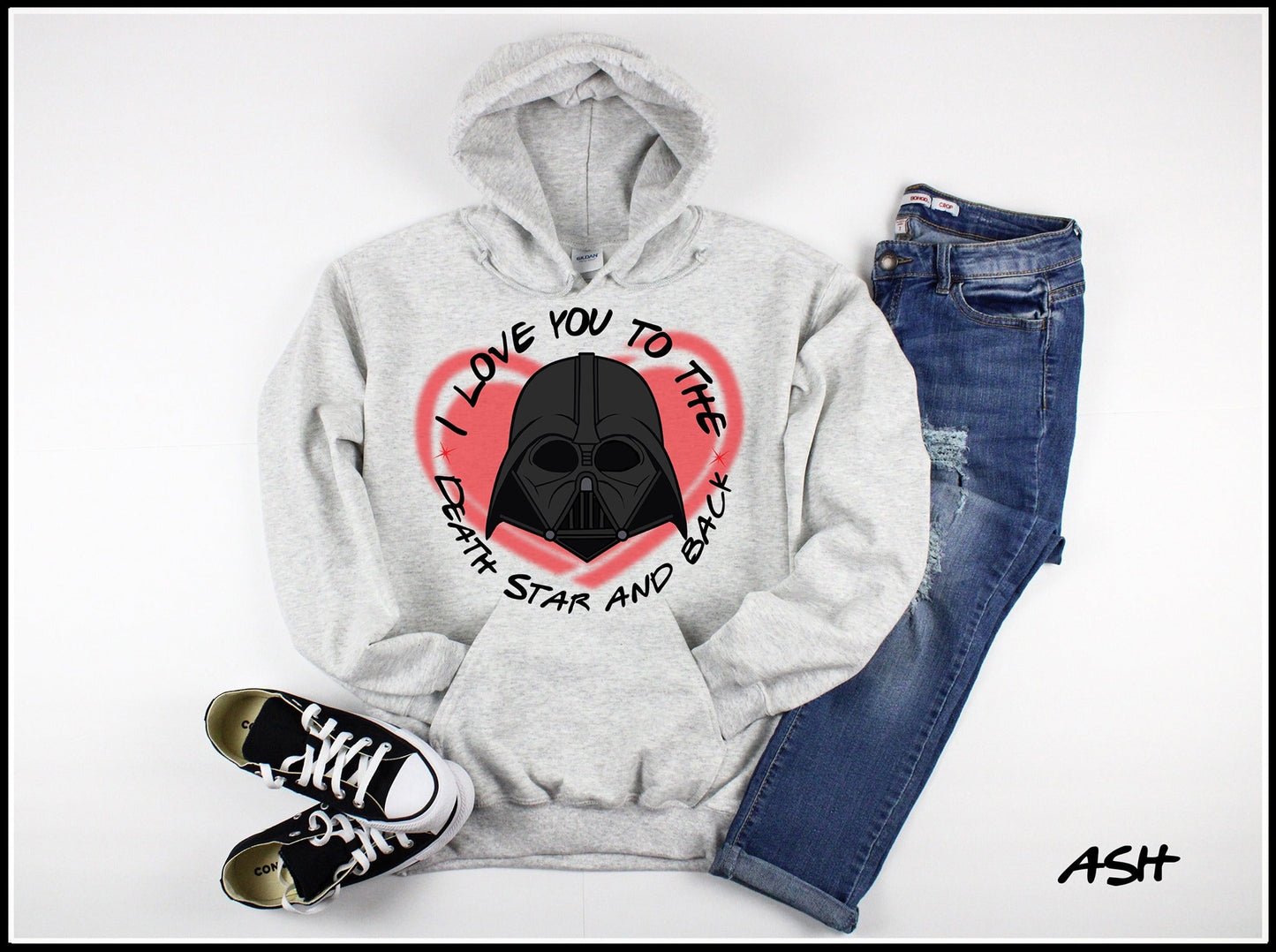 LUCKY IN LOVE- DARK LOVE HOODIE