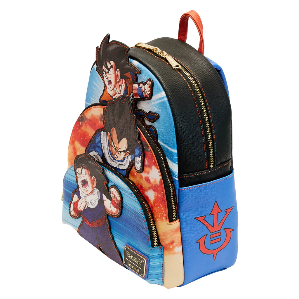 LOUNGEFLY-Dragon Ball Z Triple Pocket Backpack