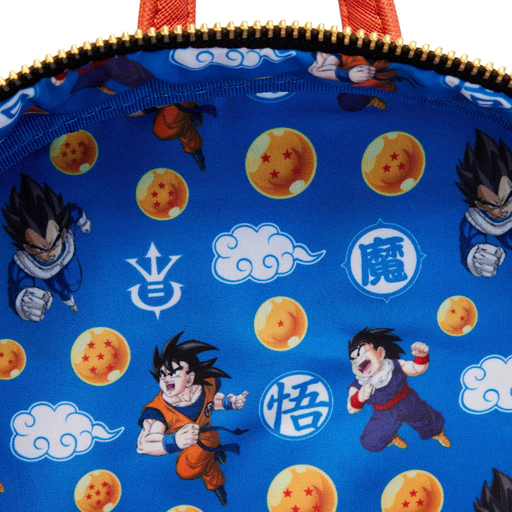 LOUNGEFLY-Dragon Ball Z Triple Pocket Backpack