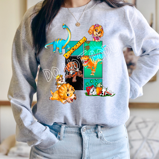 DINO PAW - BATCH 80 - UNISEX HOODIE/SWEATER ADULTS/KIDS PREORDER CLOSING 10/27 ETA MID DEC
