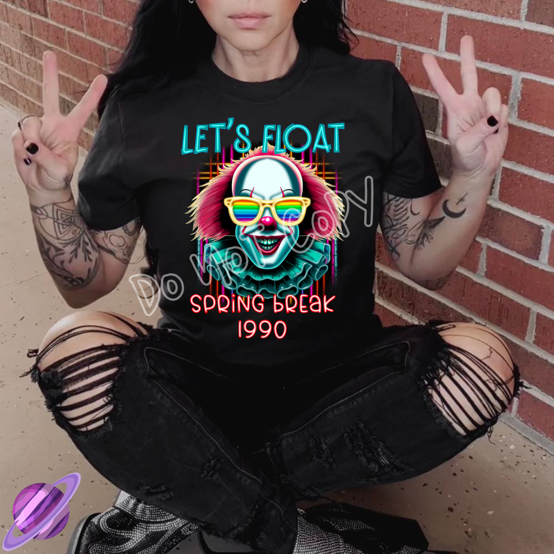 LET'S FLOAT SPRING BREAK 1990 TEE