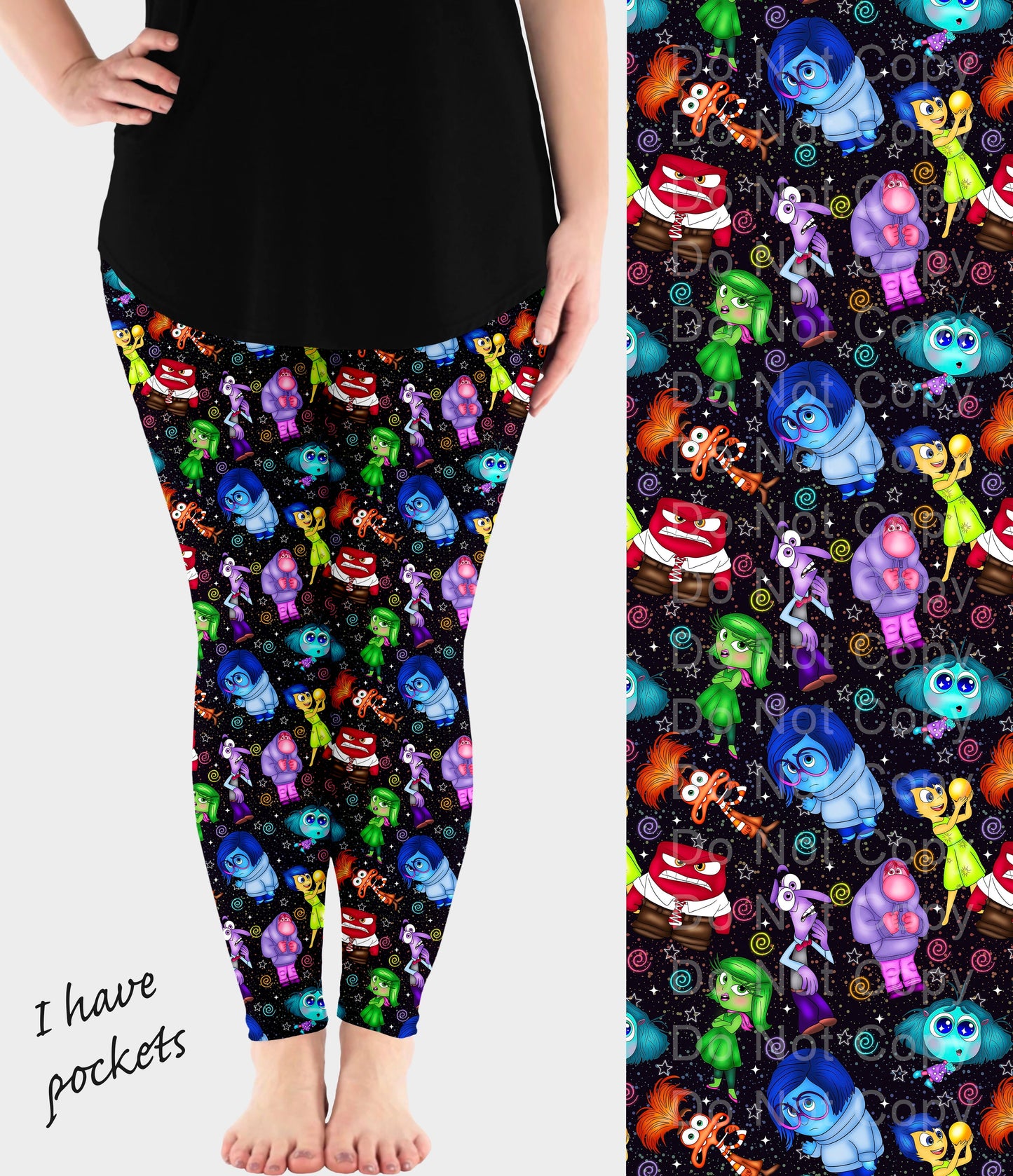 RTS - Emotional Friends Leggings w/ Pockets