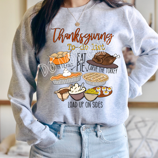 THANKSGIVING MEAL - CREWNECK SWEATSHIRT