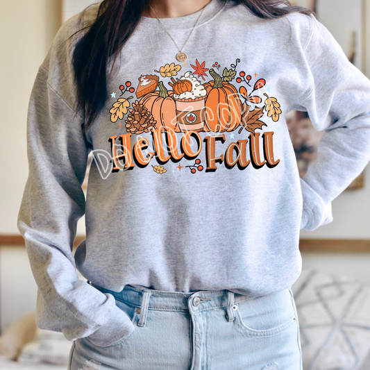 HELLO FALL - CREWNECK SWEATSHIRT