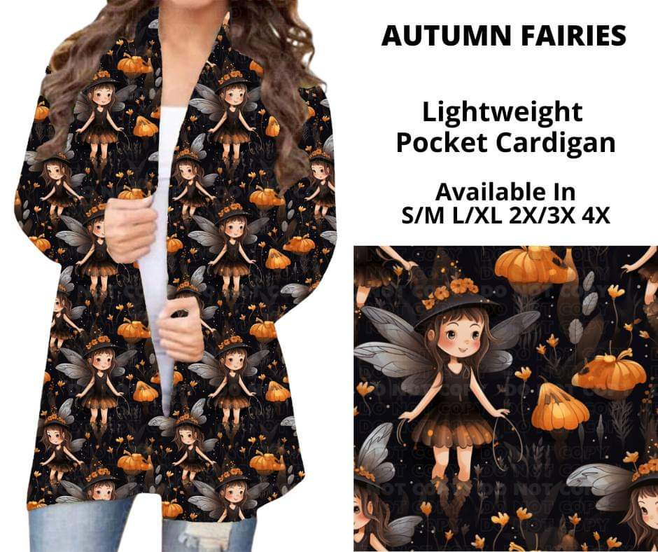 Autumn Fairies Pocket Cardigan