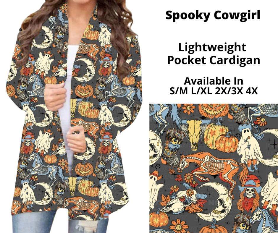 Spooky Cowgirl Pocket Cardigan