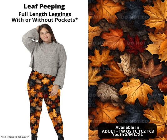 Leaf Peeping Full Length Leggings w/ Pockets