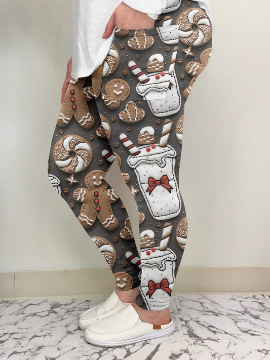 Milk and Cookie Leggings w/ Pockets