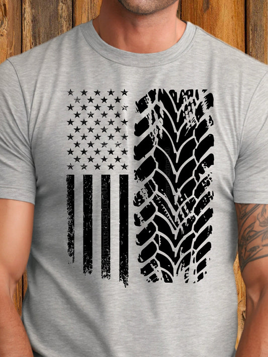 FLAG TIRE TRACKS TEE