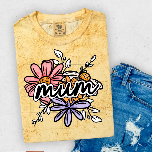 FLORAL MUM TEE