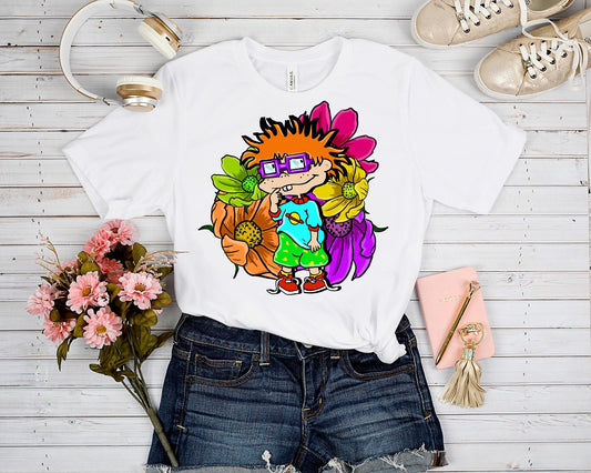 90'S TOON RUN- FLOWER BOY TEE