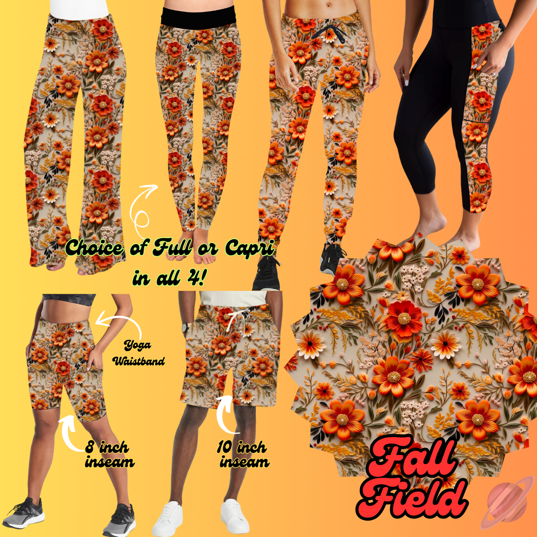 PRETTY FALL RUN-FALL FIELD-BOTTOMS 6 STYLES-PREORDER CLOSING 8/3