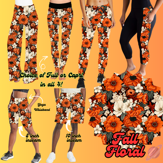 PRETTY FALL RUN-FALL FLORAL-BOTTOMS 6 STYLES-PREORDER CLOSING 8/3