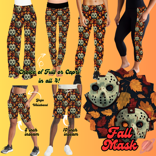 PRETTY FALL RUN-FALL MASK-BOTTOMS 6 STYLES-PREORDER CLOSING 8/3
