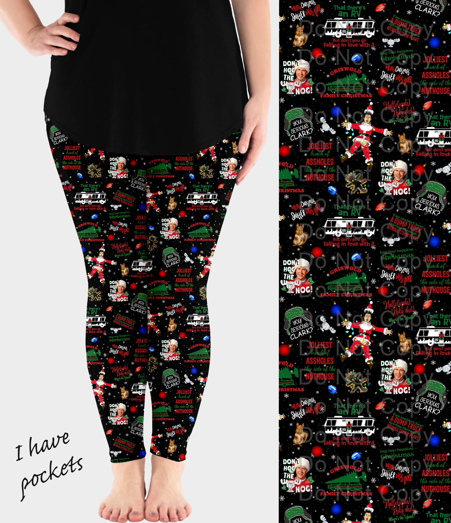 RTS - Family Xmas Leggings w/ Pockets