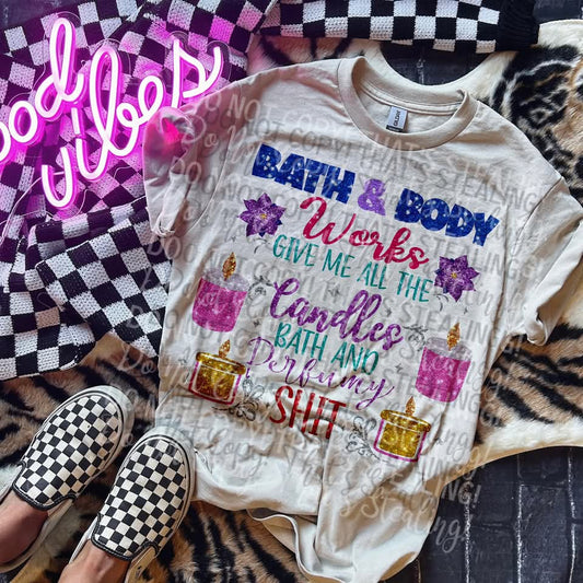 GIVE ME ALL THE CANDLES TEE