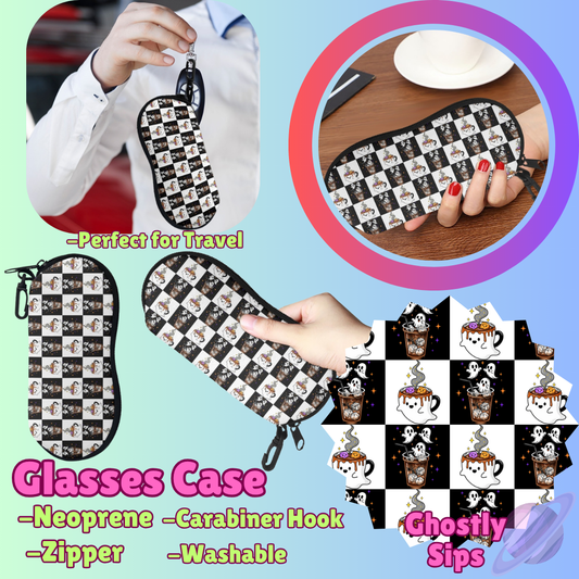 SUNGLASSES CASE RUN-GHOSTLY SIPS-PREORDER CLOSING 8/8