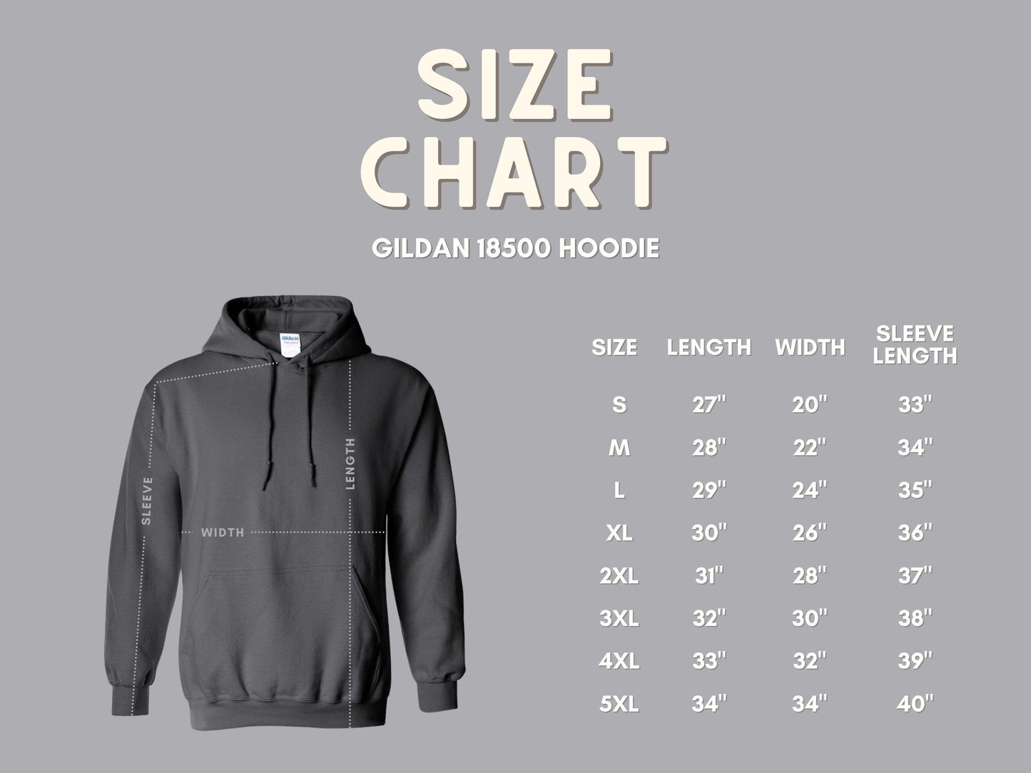 OVER IT HOODIE FRONT & SLEEVE DESIGN