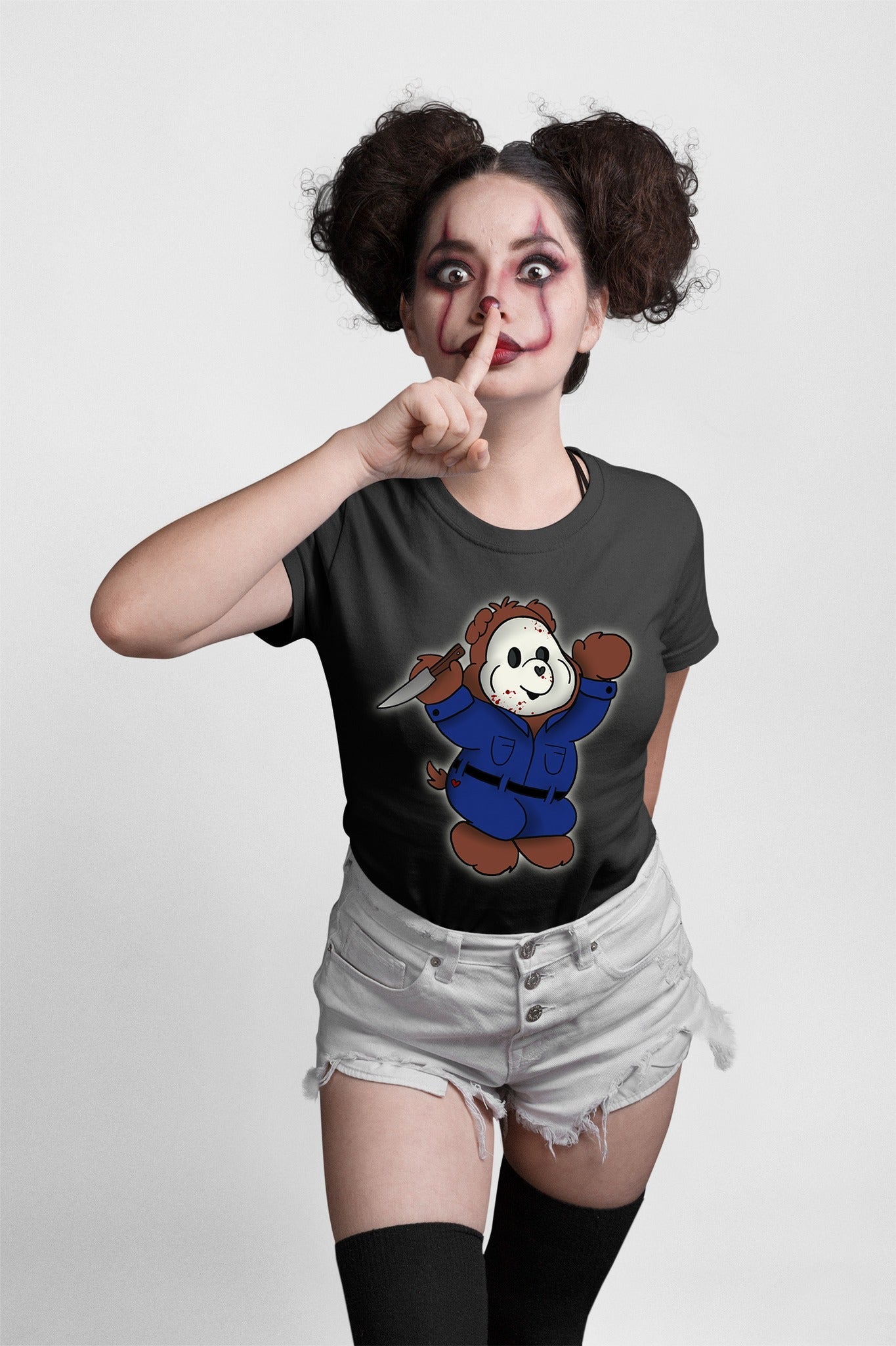 BEARY SCARY RUN-H BEAR UNISEX TEE ADULTS/KIDS