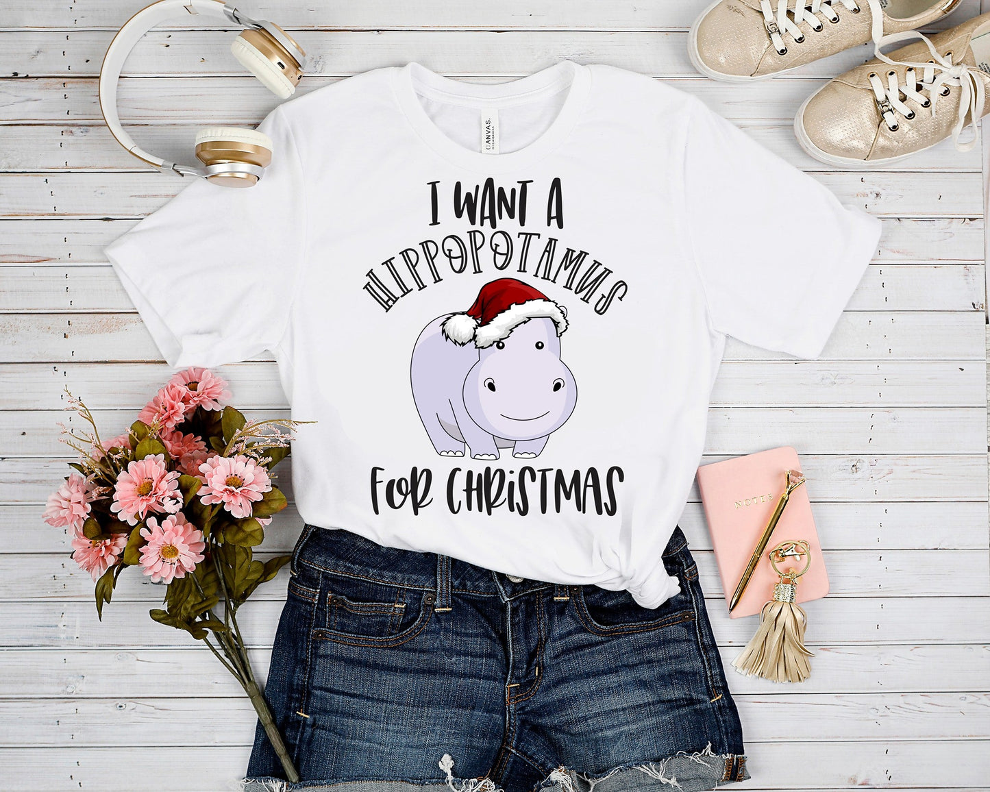 BATCH 59-HIPPO FOR XMAS TEE