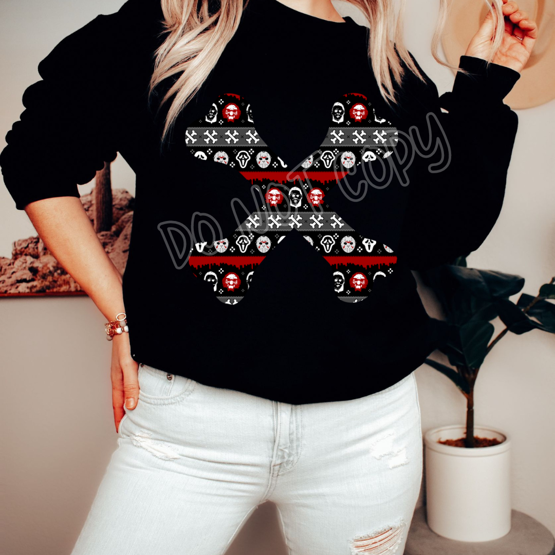 HORROR SWEATER - HOLIDAY RUN 2 - UNISEX TEE