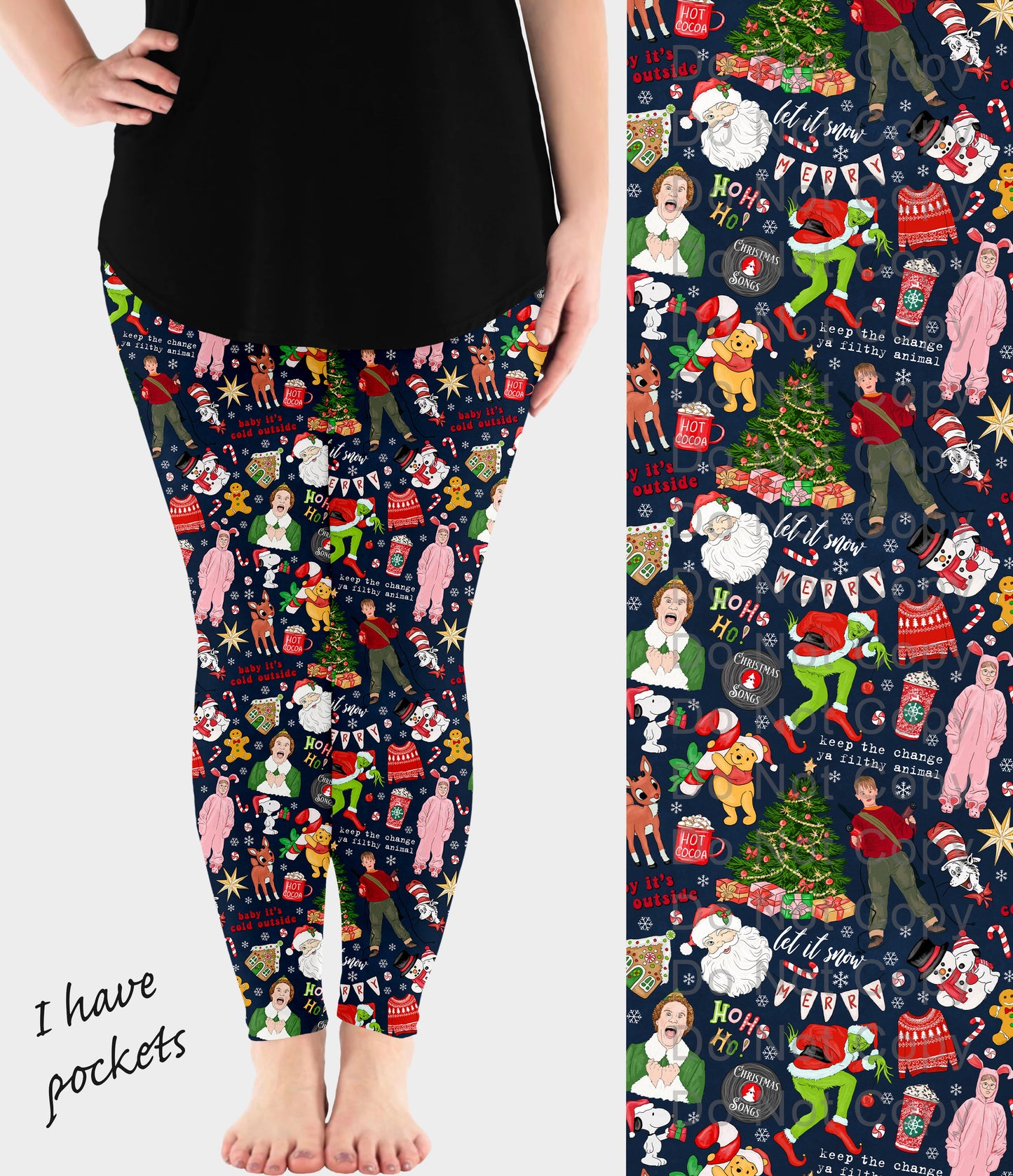 RTS - Holiday Favorites Leggings w/ Pockets