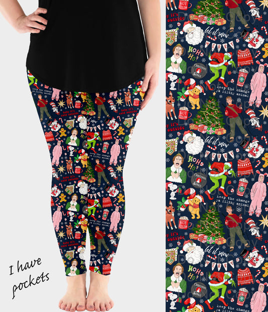 RTS - Holiday Favorites Leggings w/ Pockets