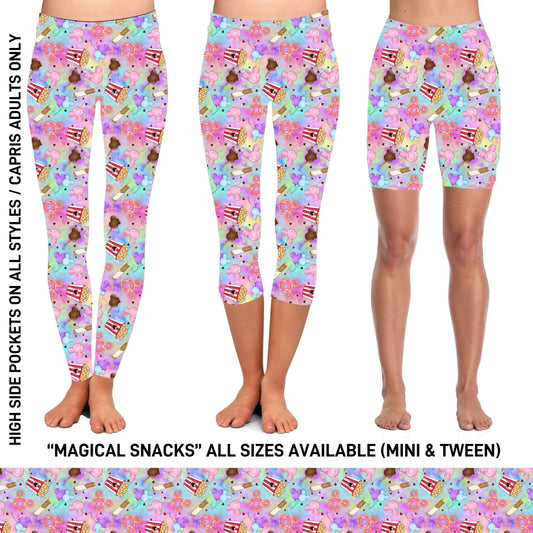 RTS - Magical Snacks Capris with High Side Pockets