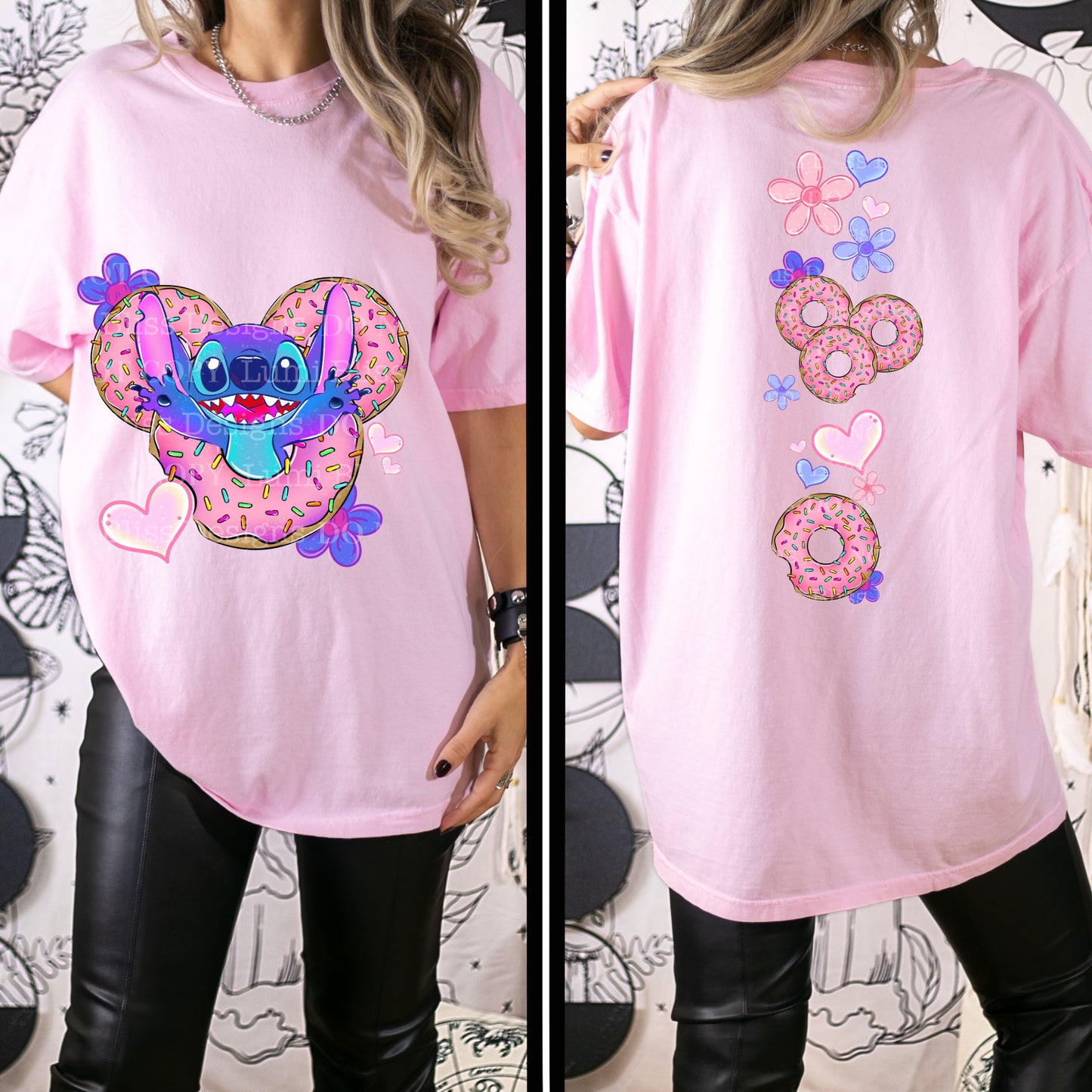 DONUT ALIEN- DOUBLE SIDED TEE