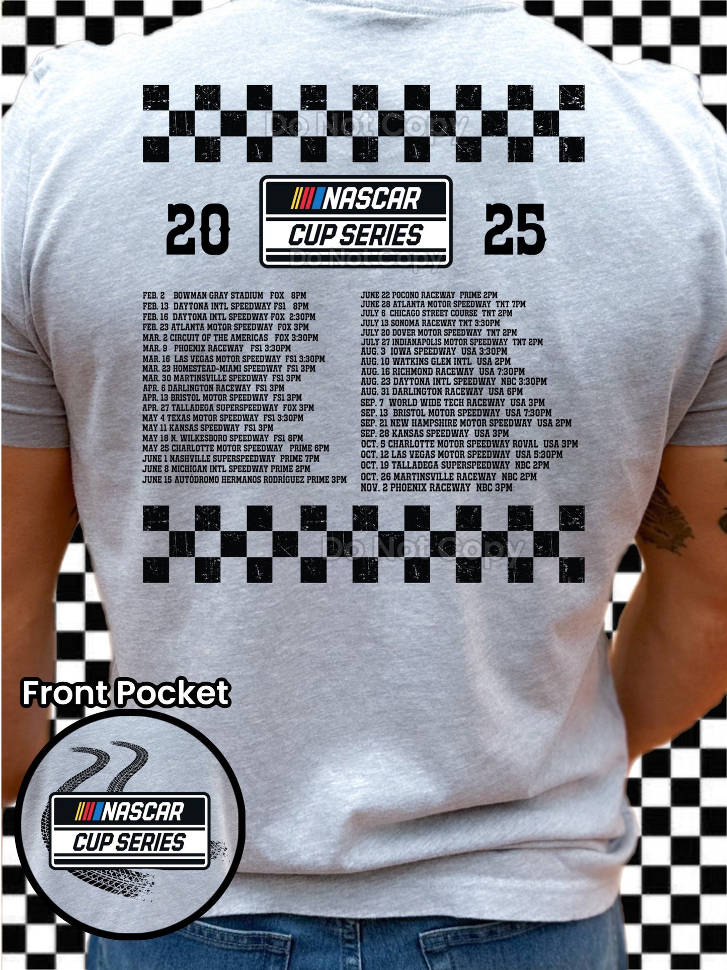 2025 RACE SERIES 1- DOUBLE SIDED TEE