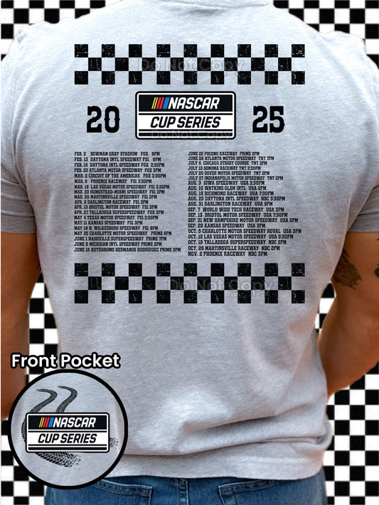 2025 RACE SERIES 1- DOUBLE SIDED TEE