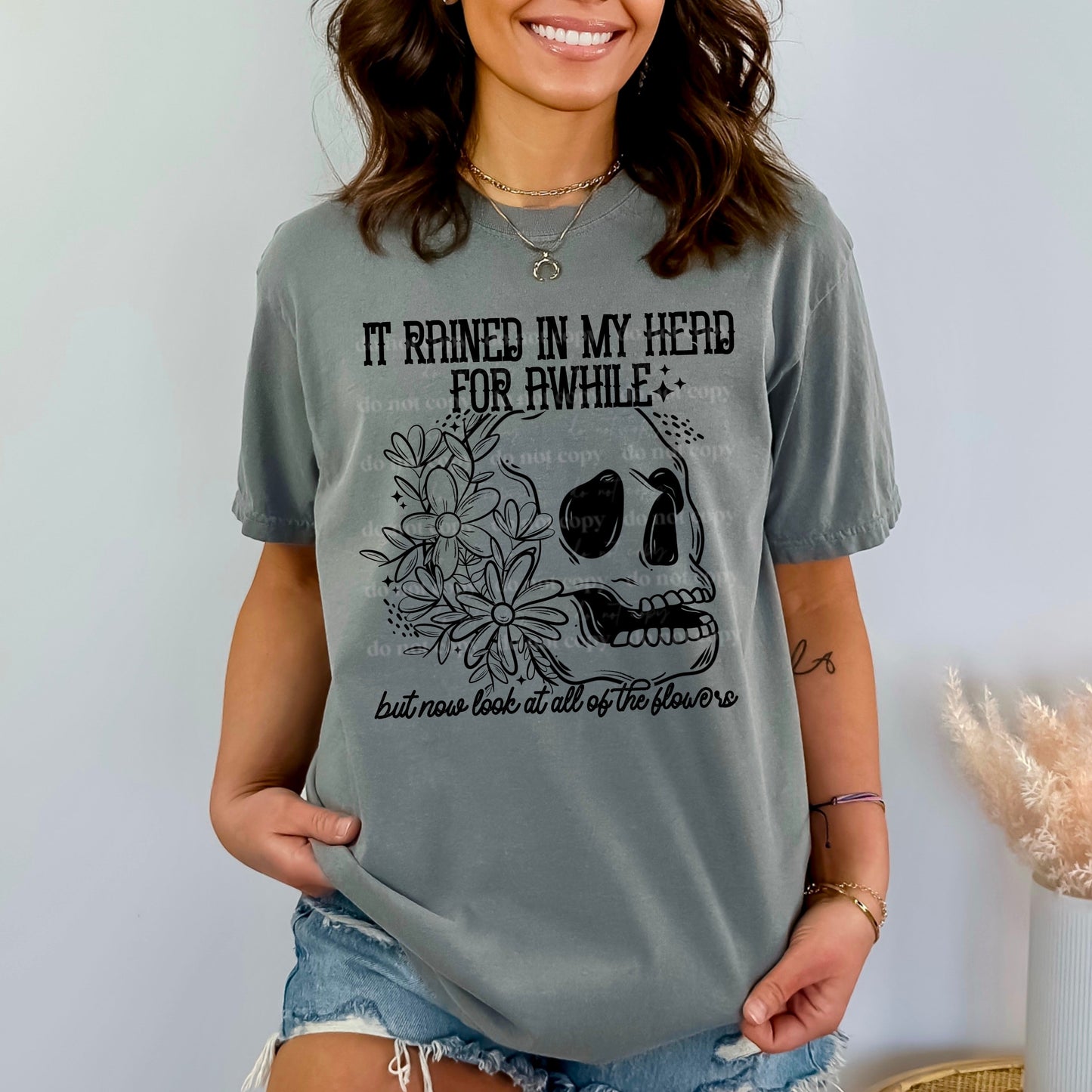 RAINED IN MY HEAD TEE