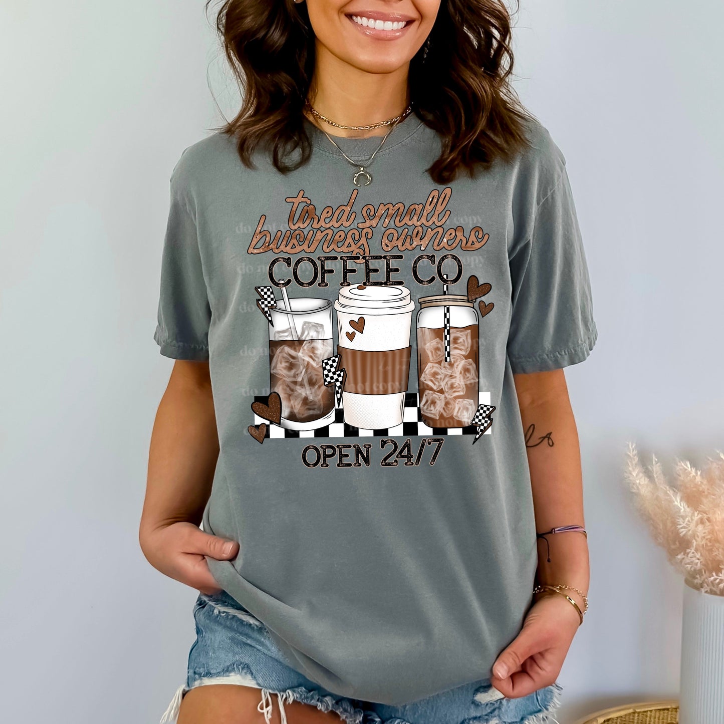 SMALL BIZ COFFEE TEE