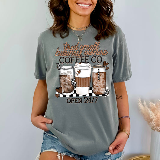 SMALL BIZ COFFEE TEE