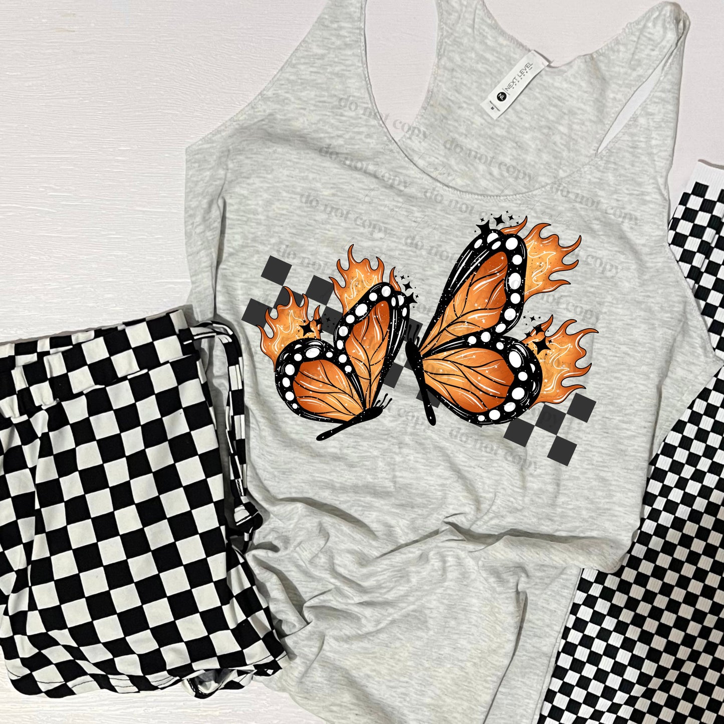 CHECKER MONARCH TANK TOP