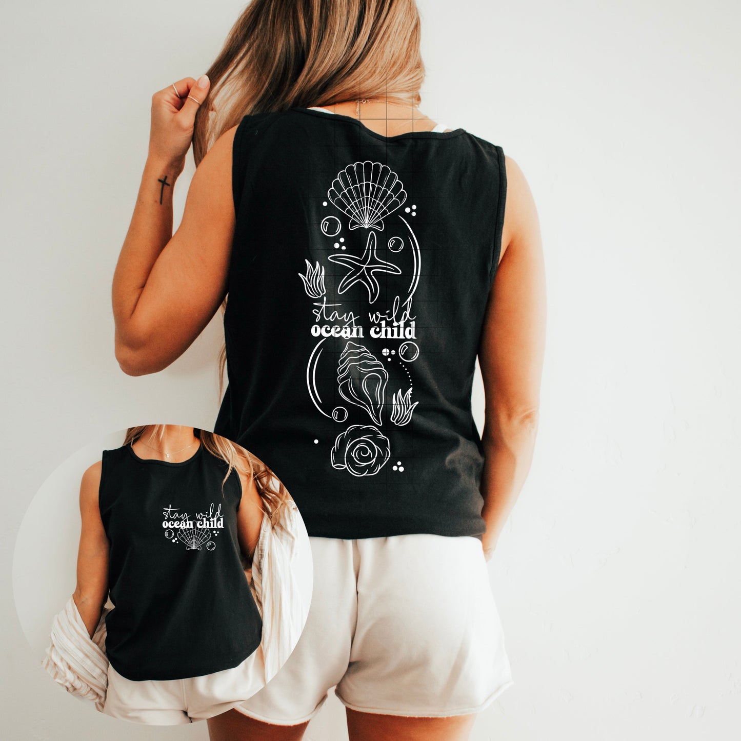 OCEAN CHILD TANK DOUBLE SIDED