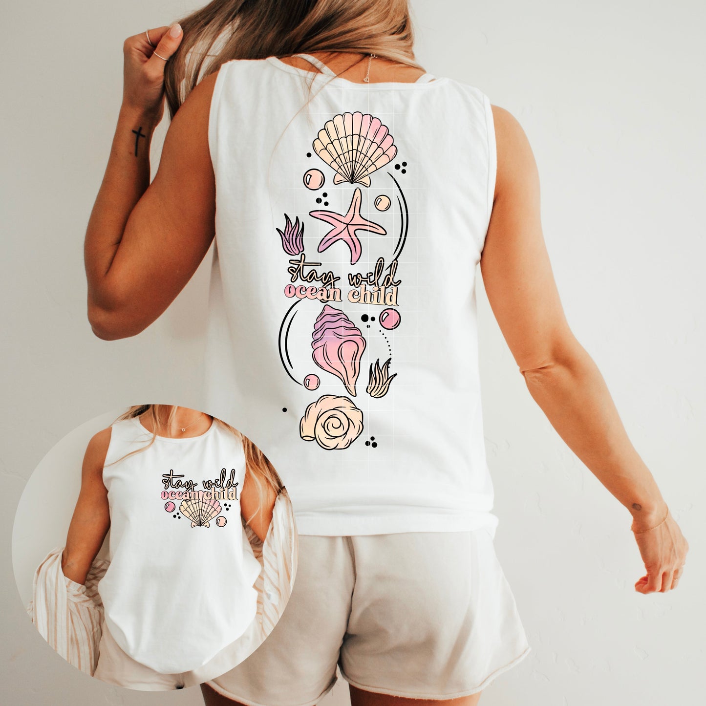 OCEAN CHILD TANK DOUBLE SIDED