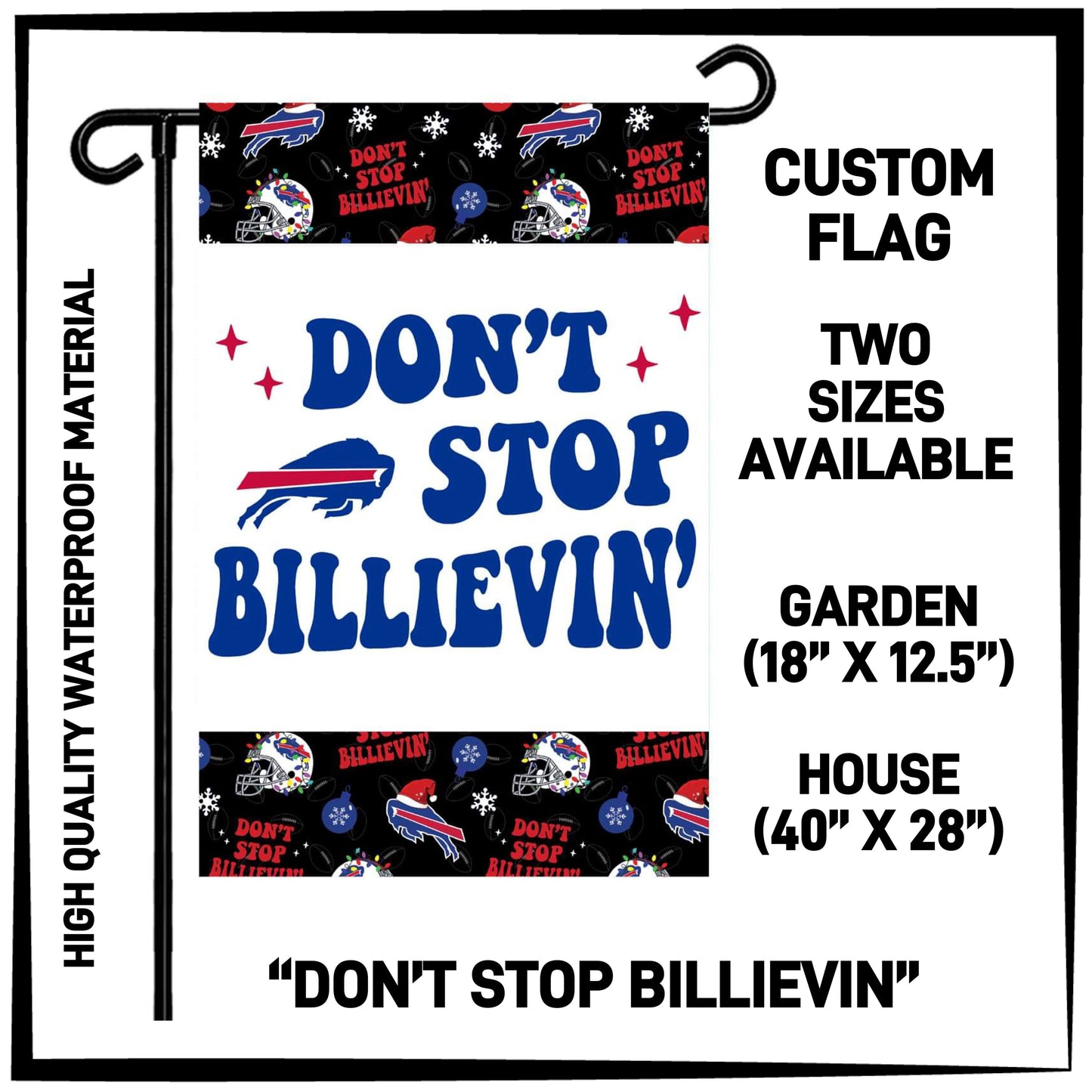 RTS - Don't Stop Billievin Custom Flag