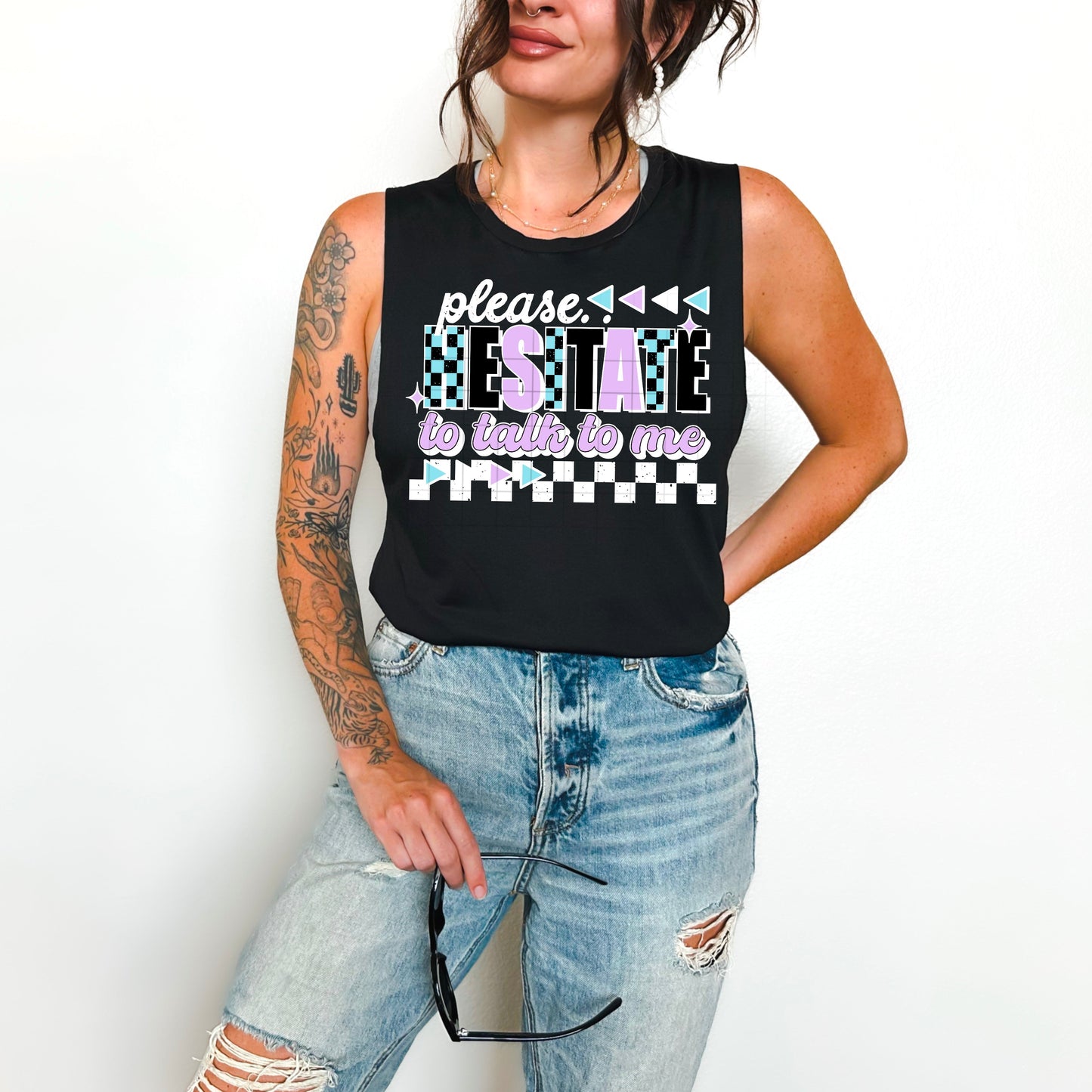 PLEASE HESITATE TANK