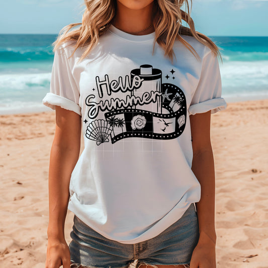 HELLO SUMMER FILM TEE