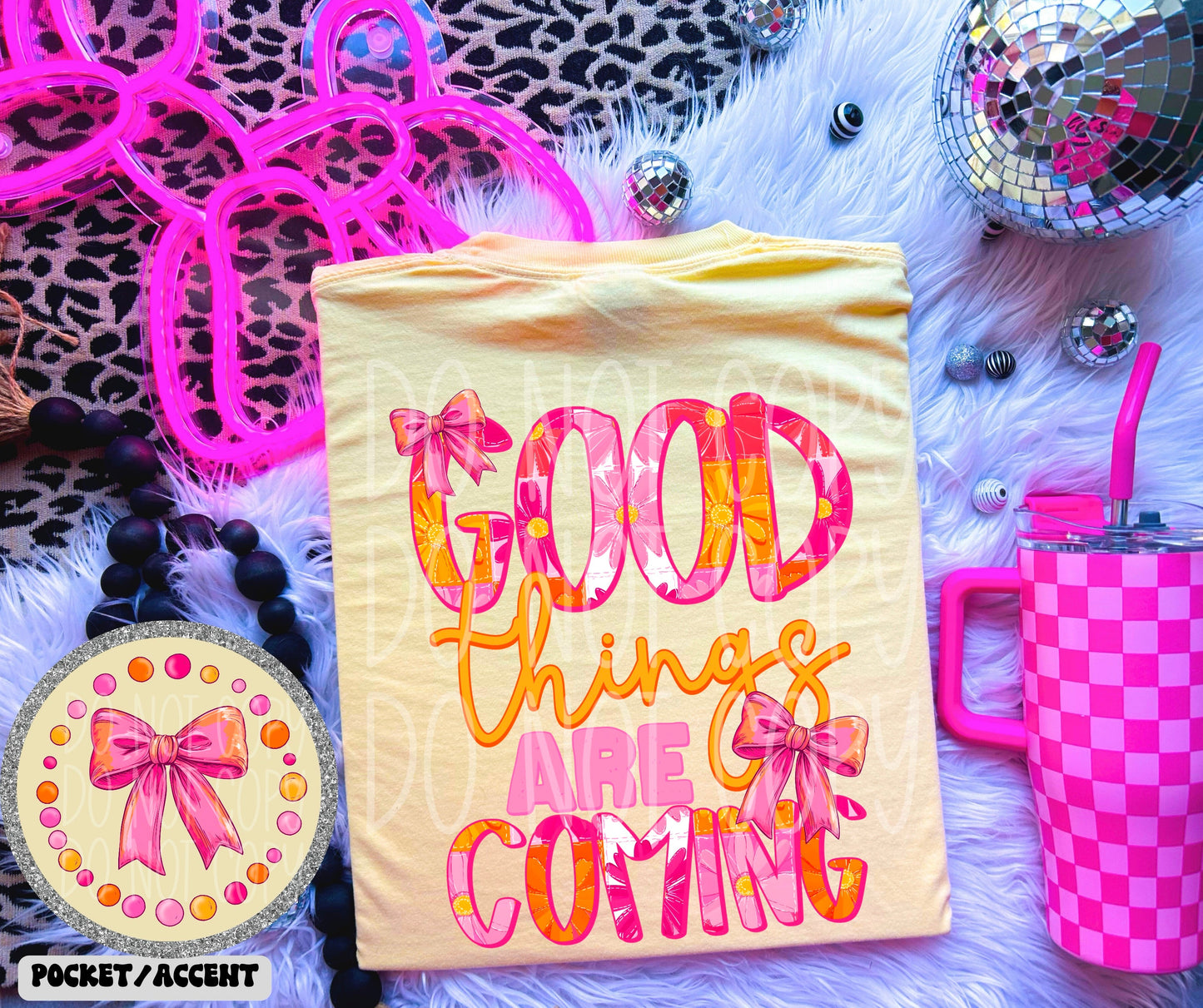 GOOD THINGS-DOUBLE SIDED TEE