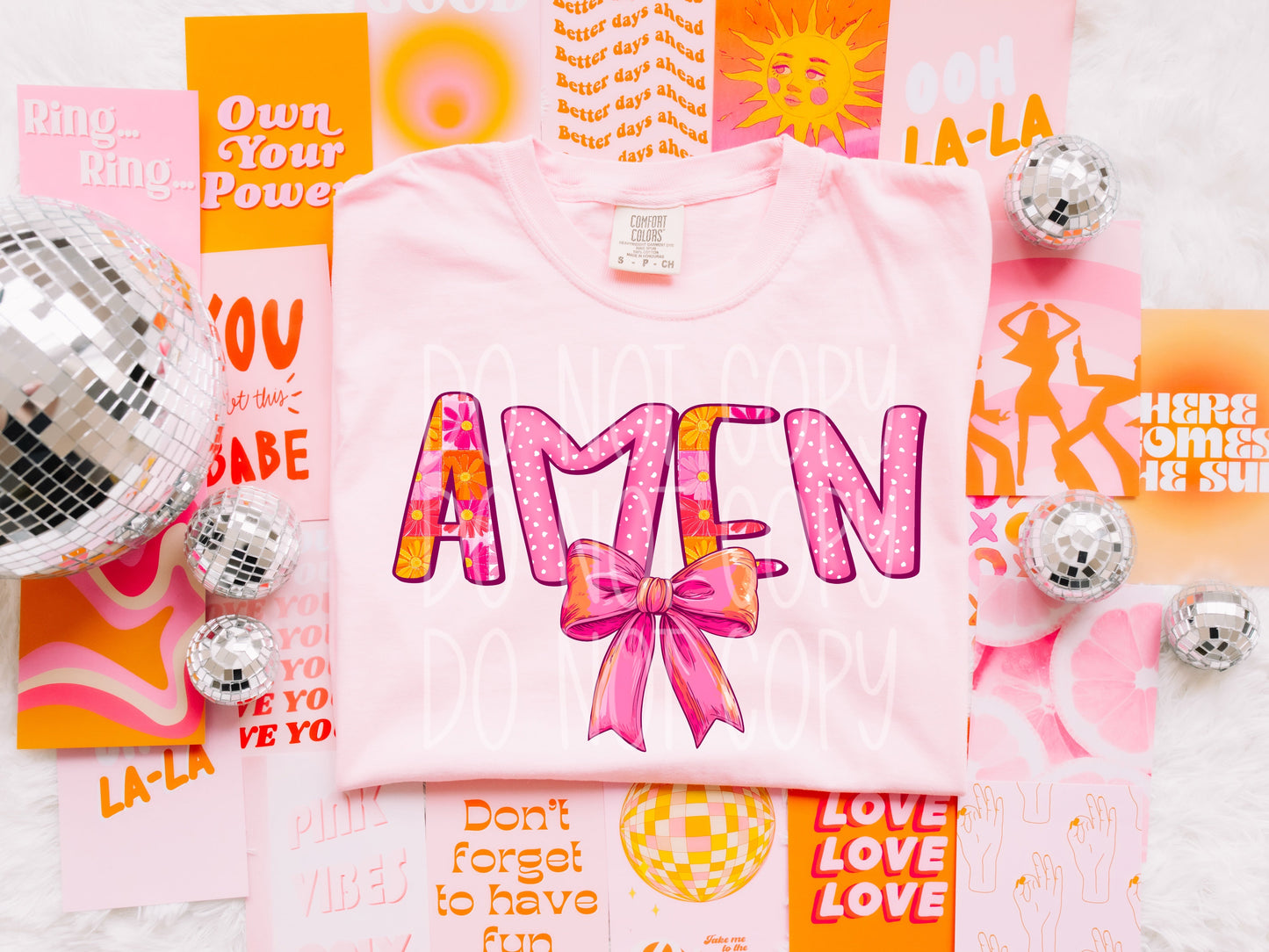AMEN FLORAL TEE