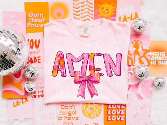 AMEN FLORAL TEE