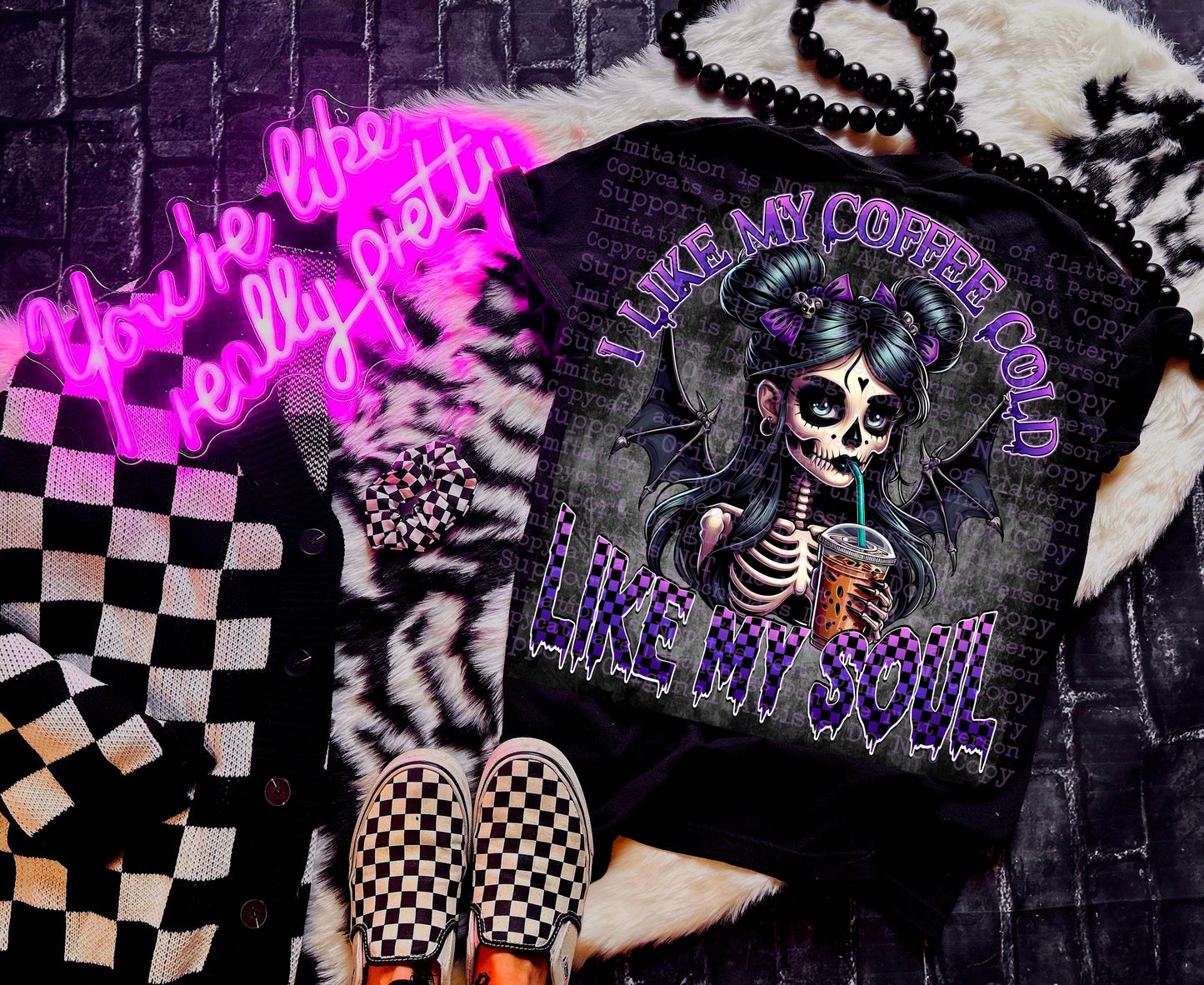 COFFEE COLD LIKE MY SOUL TEE