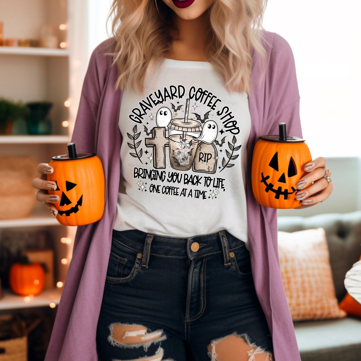 GRAVEYARD COFFEE TEE
